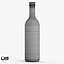 max 11 bordeaux shaped wine bottles