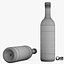 max 11 bordeaux shaped wine bottles