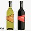max 11 bordeaux shaped wine bottles