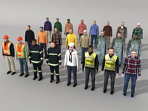 male man 3d max