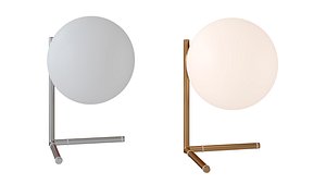 3D Interior table lamp Bolla-unica A1921LT-1CC and A1921LT-1AB