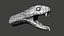 Cobra Snake Head Open Mouth Sculpture