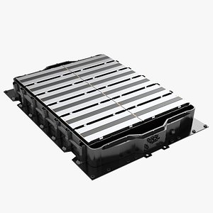 3D Electric Cars Battery Generic 01