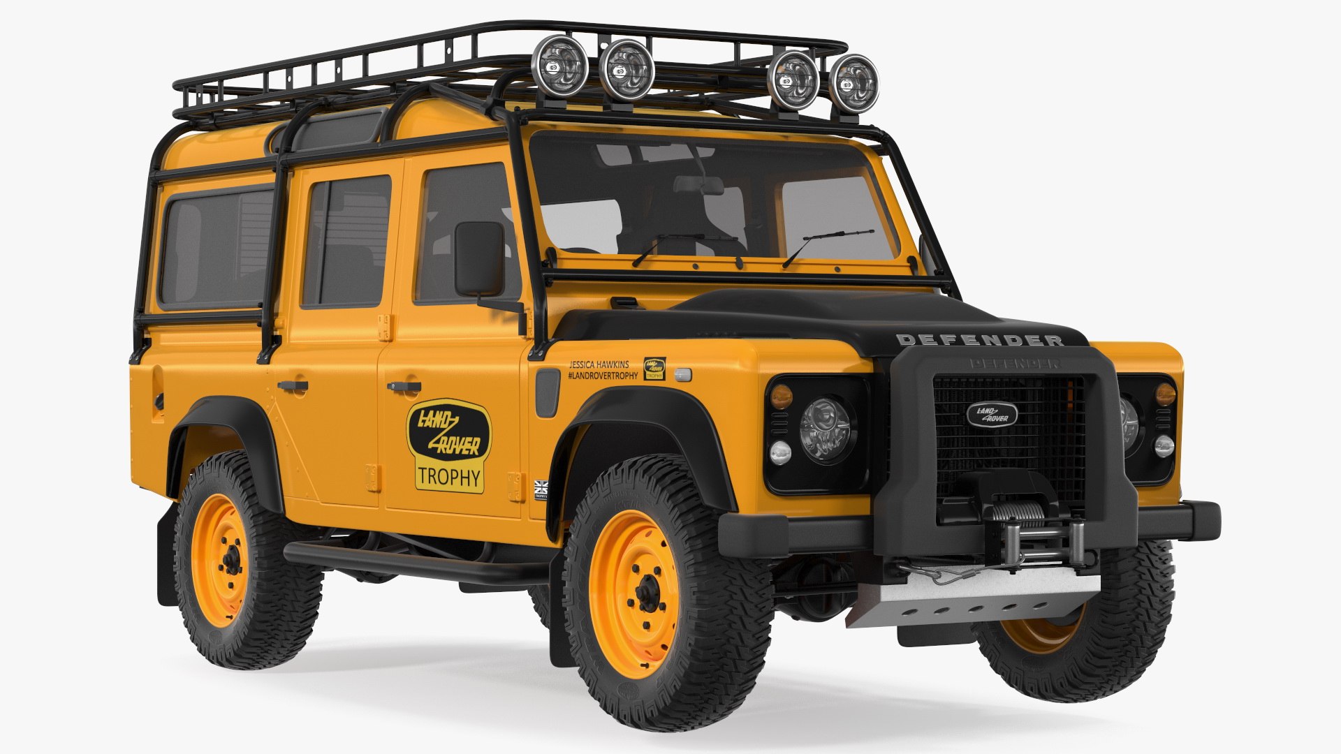 Land Rover Defender Works V8 Trophy Clean 3D model preview