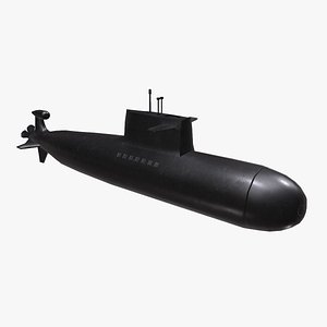 submarine pbr 3D model