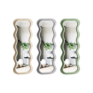 3D BOJOY Full Length Irregular Wavy Mirror