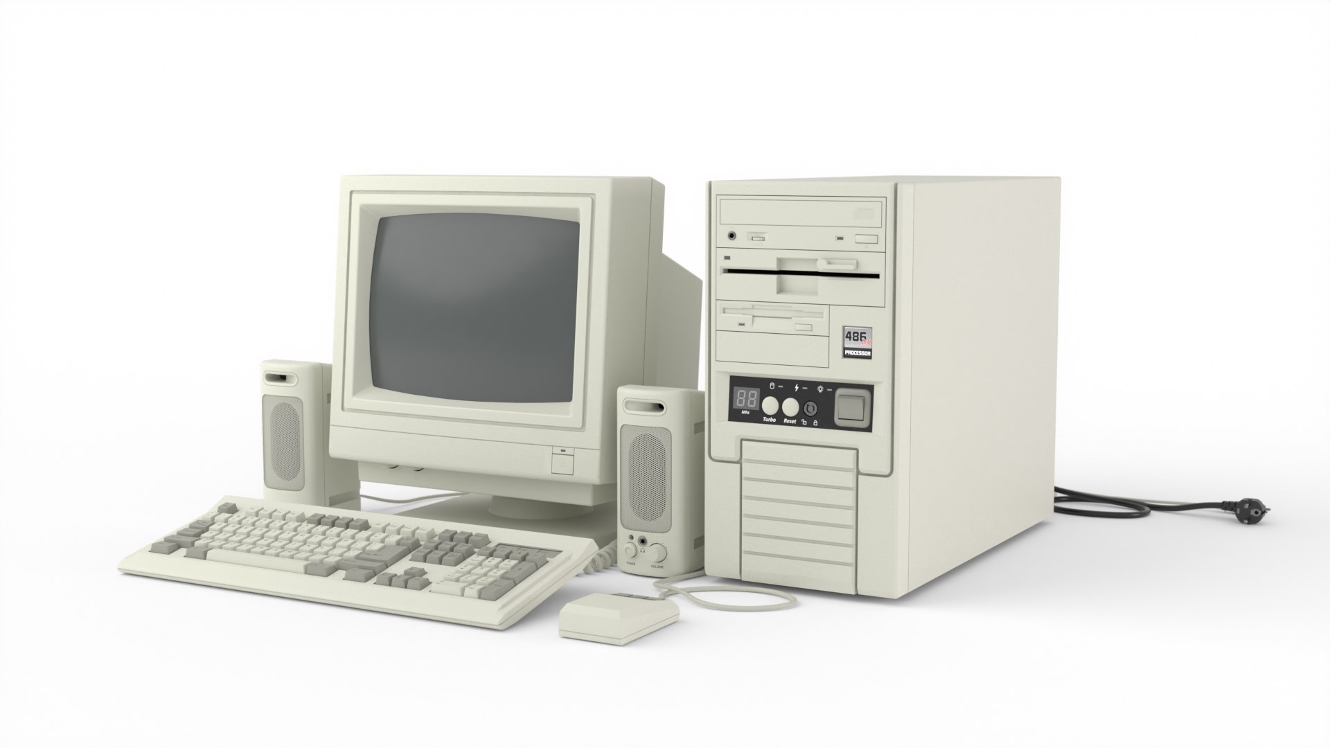 Old PC 3D Model - TurboSquid 2429614