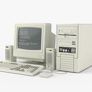 Old PC 3D model