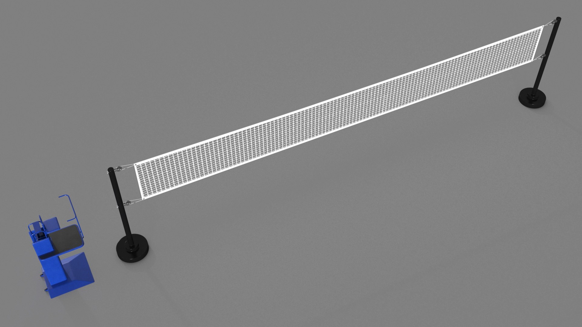 3D model Volleyball Grid with Referee Tower https://p.turbosquid.com/ts-thumb/Kj/60MhFW/Iw/volleyballgridwithrefereetowervray3dmodel007/jpg/1724874372/1920x1080/fit_q87/7277c414ea1750d112f75571e4f6c6b98701d3d7/volleyballgridwithrefereetowervray3dmodel007.jpg