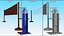 Volleyball Grid with Referee Tower
