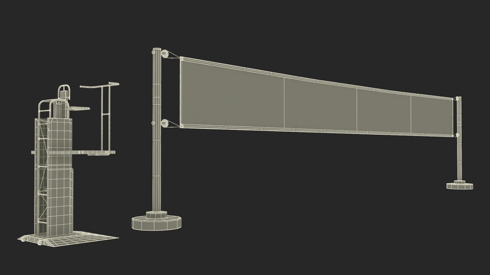 3D model Volleyball Grid with Referee Tower https://p.turbosquid.com/ts-thumb/Kj/60MhFW/Xx/volleyballgridwithrefereetowervray3dmodel027/jpg/1724874445/1920x1080/fit_q87/edd08cbfccf166a1ef4eafa7967cda8ab2e0fdb6/volleyballgridwithrefereetowervray3dmodel027.jpg