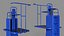 Volleyball Grid with Referee Tower