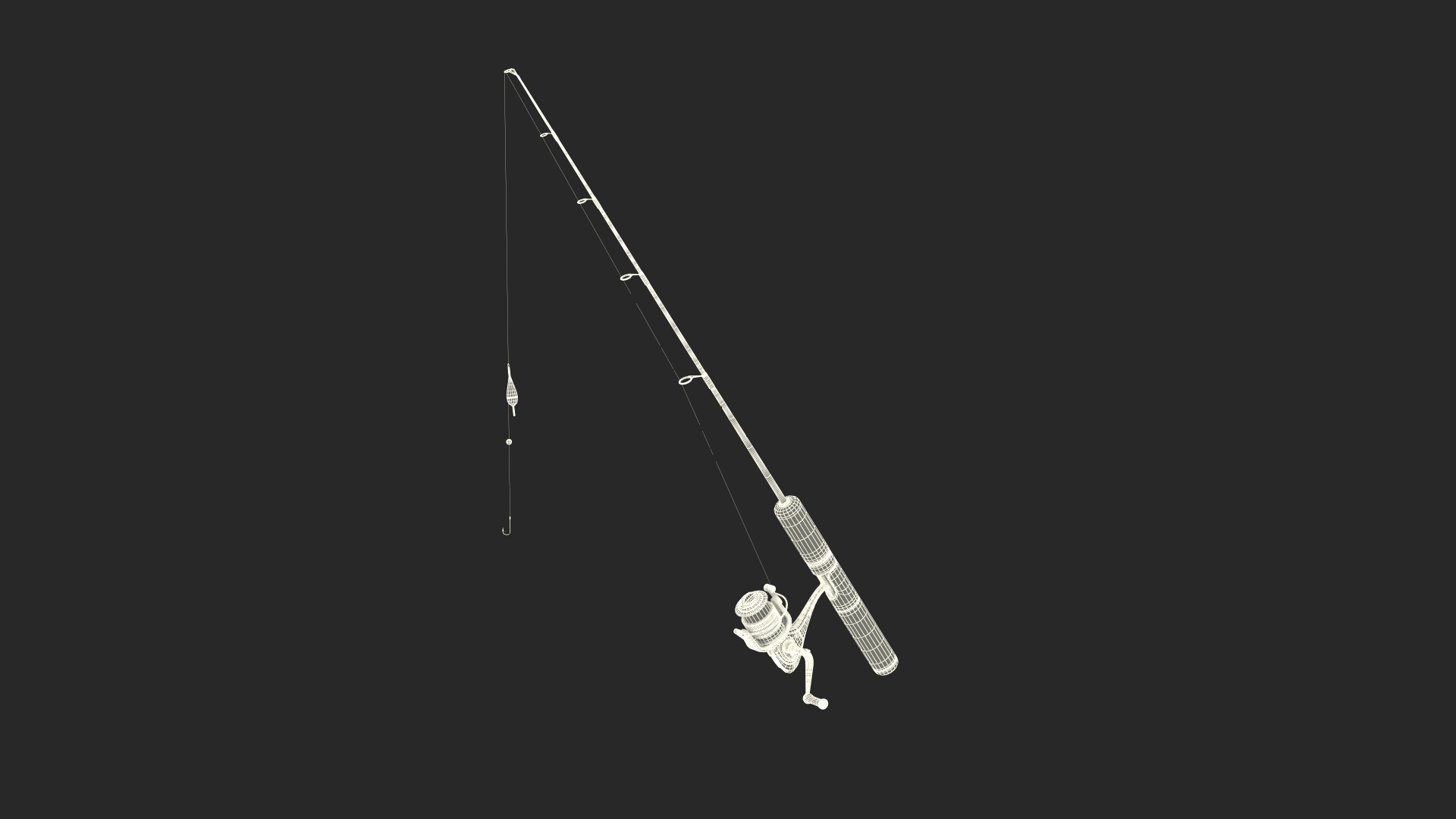 Spinning Rod And Reel Combo 3D Model TurboSquid 2133649
