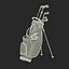 Golf Bag 2 with Clubs