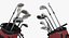 Golf Bag 2 with Clubs
