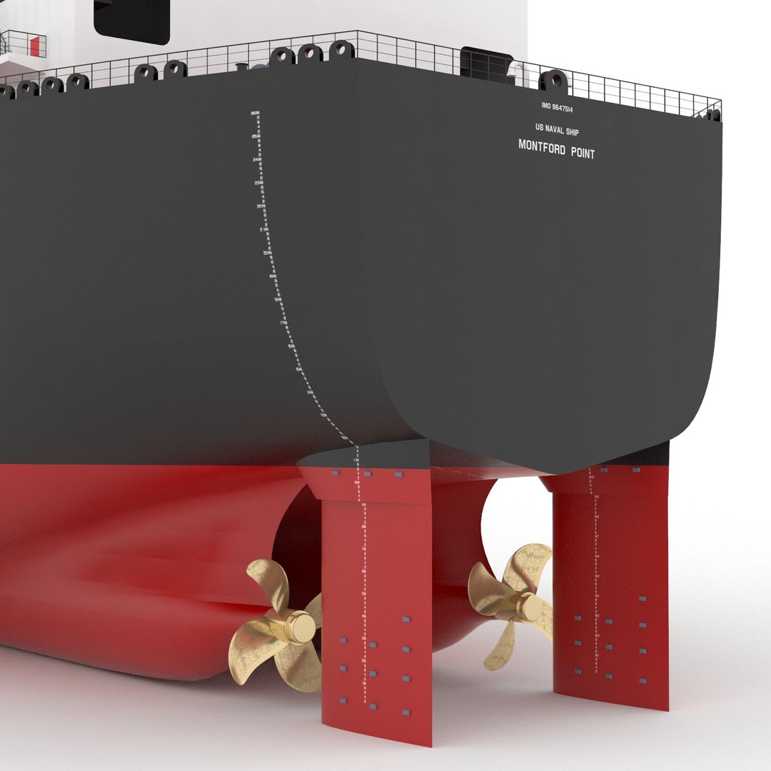 3d Model Usns Montford Point Core