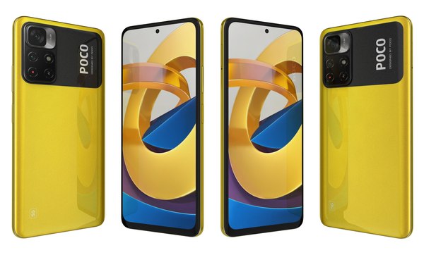 3D Xiaomi Poco M4 Pro Poco Yellow model