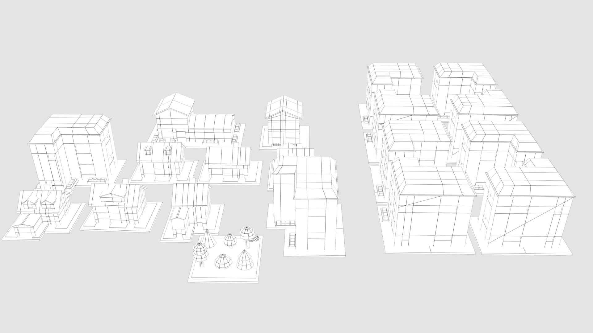 10 Low Poly Houses Pack 3D Model - TurboSquid 1892020