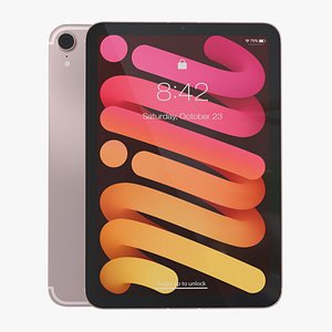 iPad Mini 2021 Pink 3D