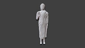 Asian Buddha Stand 3D