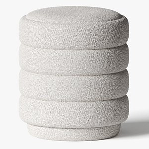 Luca Stool by Three balls red 3D model