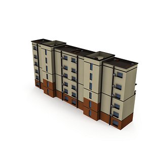 Asian Architecture Residential building 02 LOD