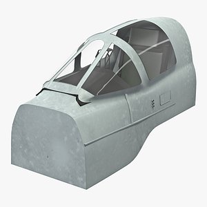 Attack Plane Cockpit 3D Model