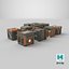 3D Ammo Boxes Props 2