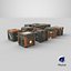 3D Ammo Boxes Props 2