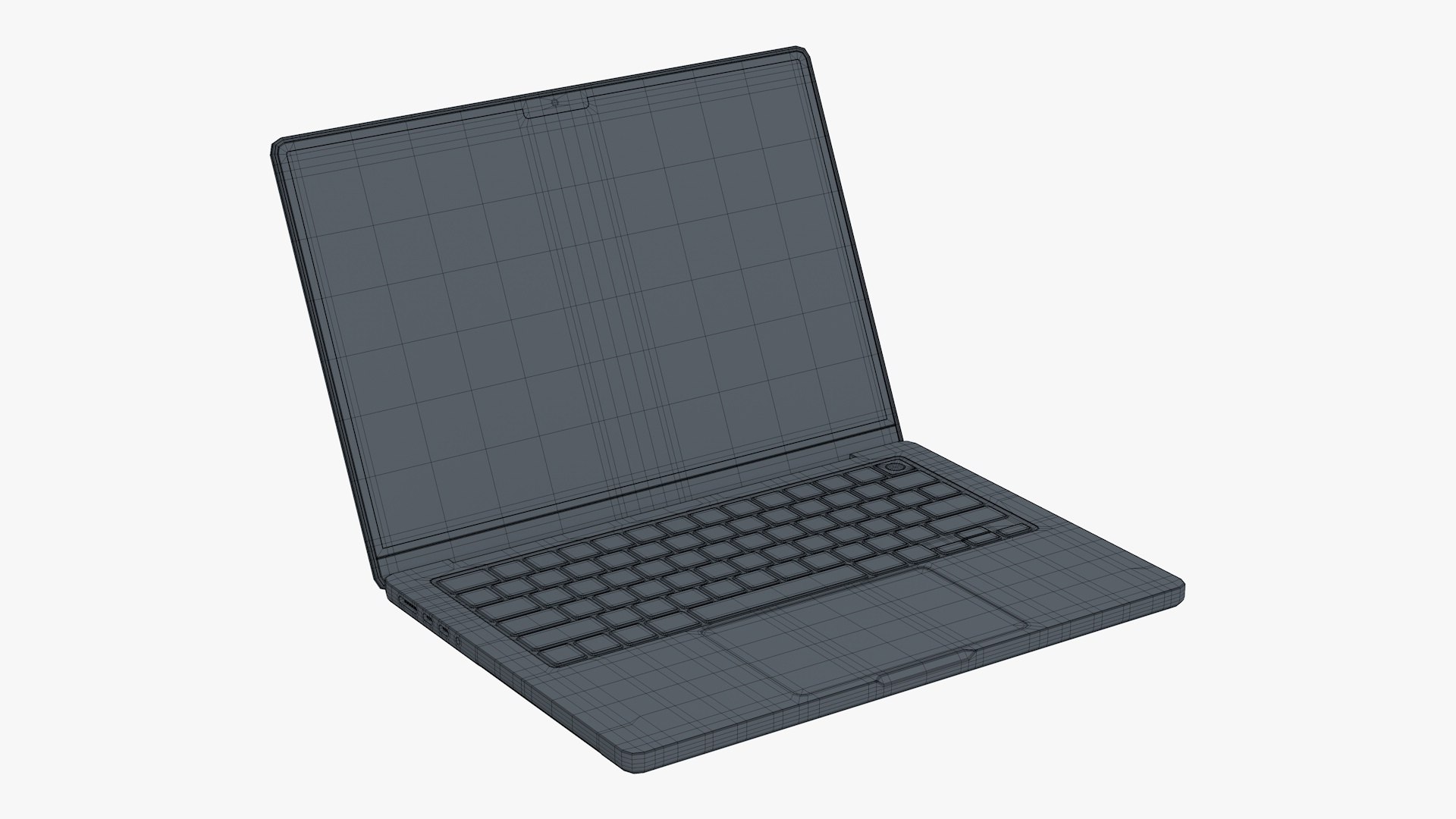 Apple MacBook Pro 14-inch M3 Space Black Model - TurboSquid 2149594