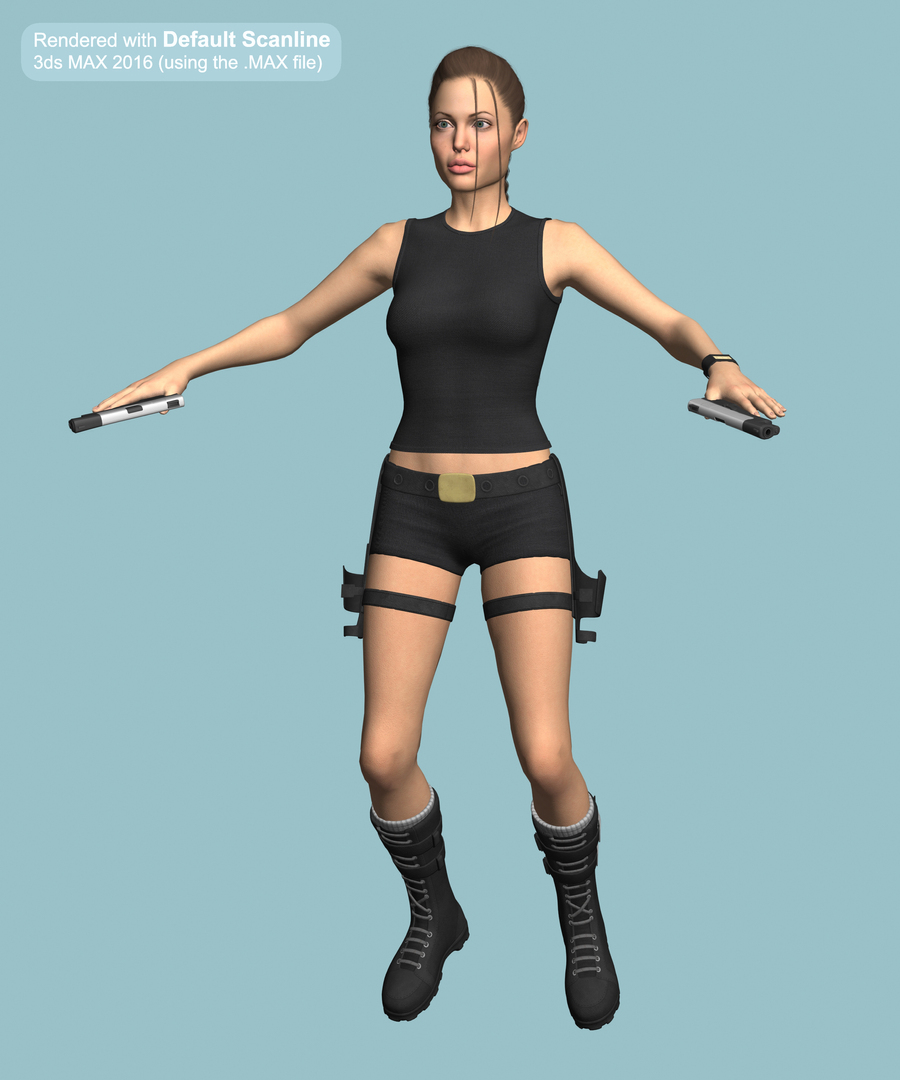3D Lara Croft Movie Outfit V1 model TurboSquid 1728889