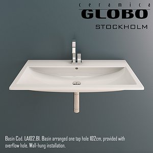 3d globo stockholm basin model