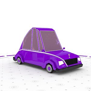 3D Low poly car