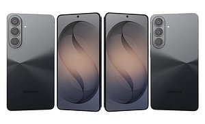 3D Samsung Galaxy S26 Plus Black