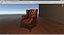 3D pbr antique gothic chairs