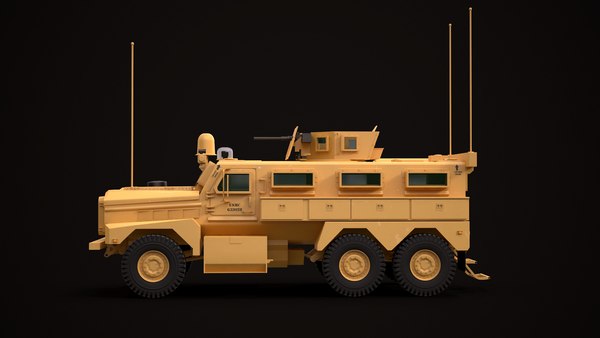 Mrap cougar 6x6 3D - TurboSquid 1662692