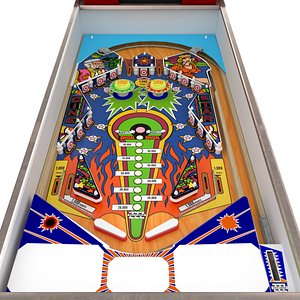 3D pinball machine zaccaria model - TurboSquid 1156966