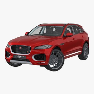 Jaguar F-Pace 2017 Rigged 3D Model