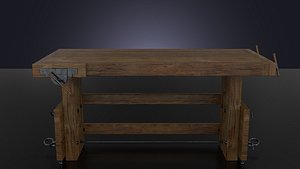 3d workbench table model