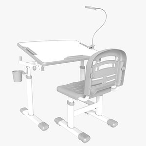 School Desk And Chair