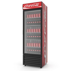 3D model soda refrigerator