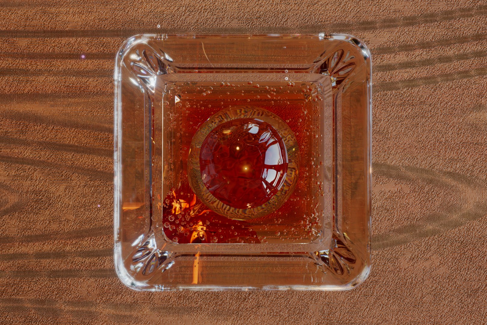 Luxury Square Rock Whiskey Glass - PBR 3D model - TurboSquid 2000040