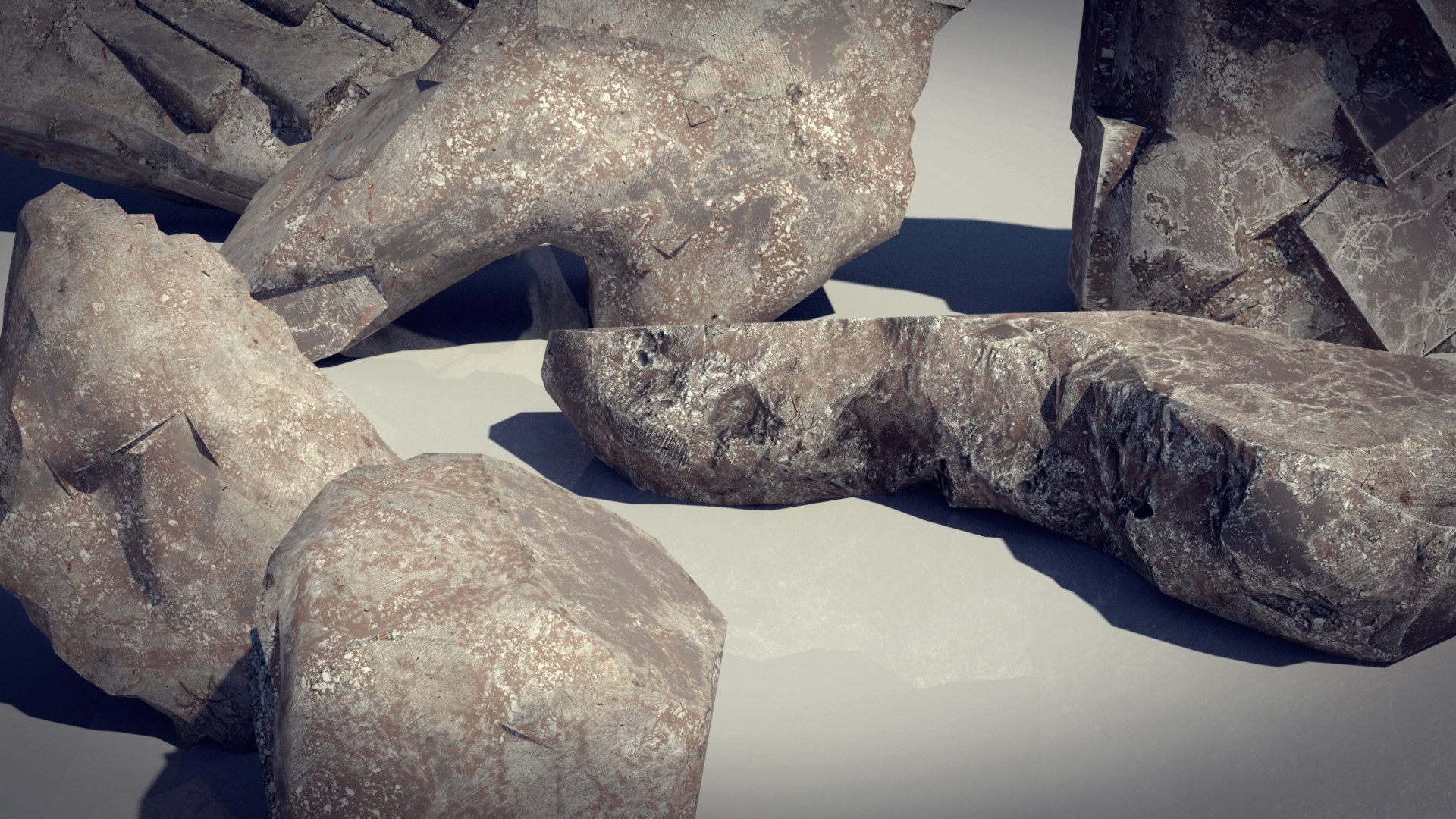 3D Rocks Pack - TurboSquid 1458161