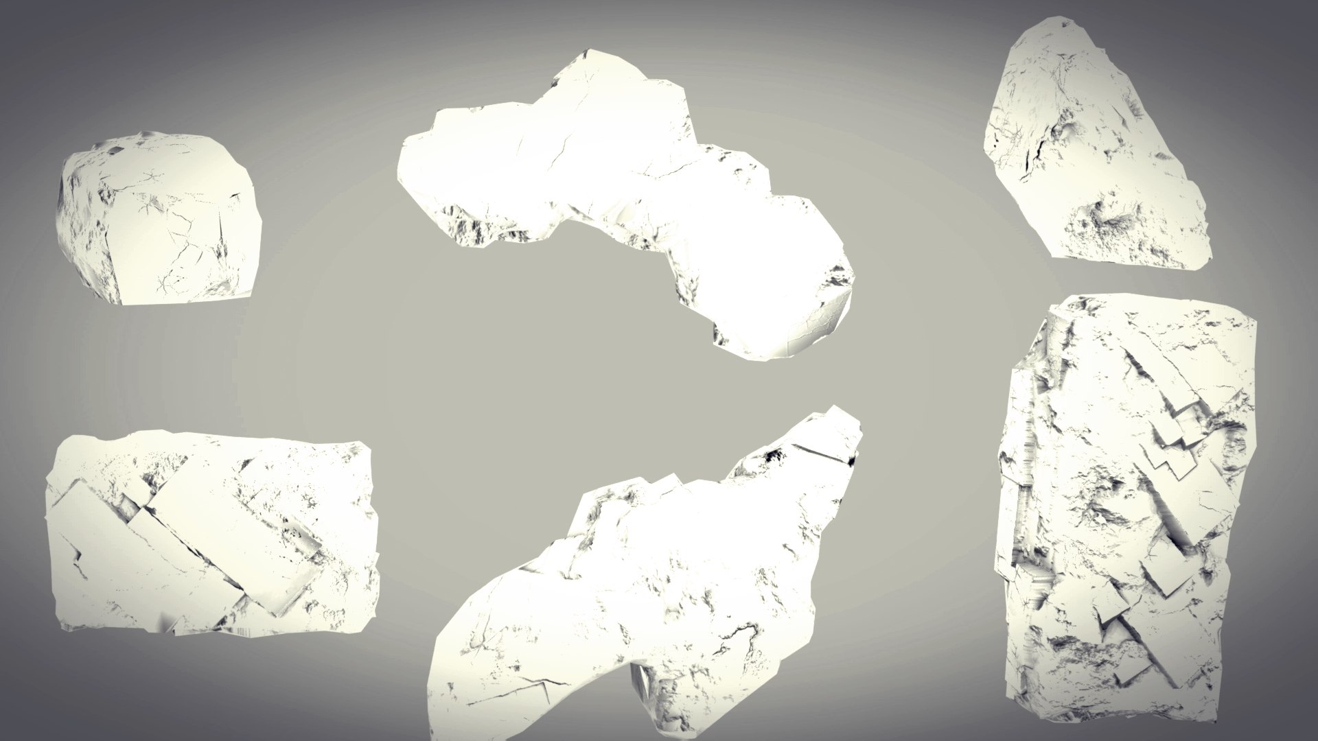 3D Rocks Pack - TurboSquid 1458161
