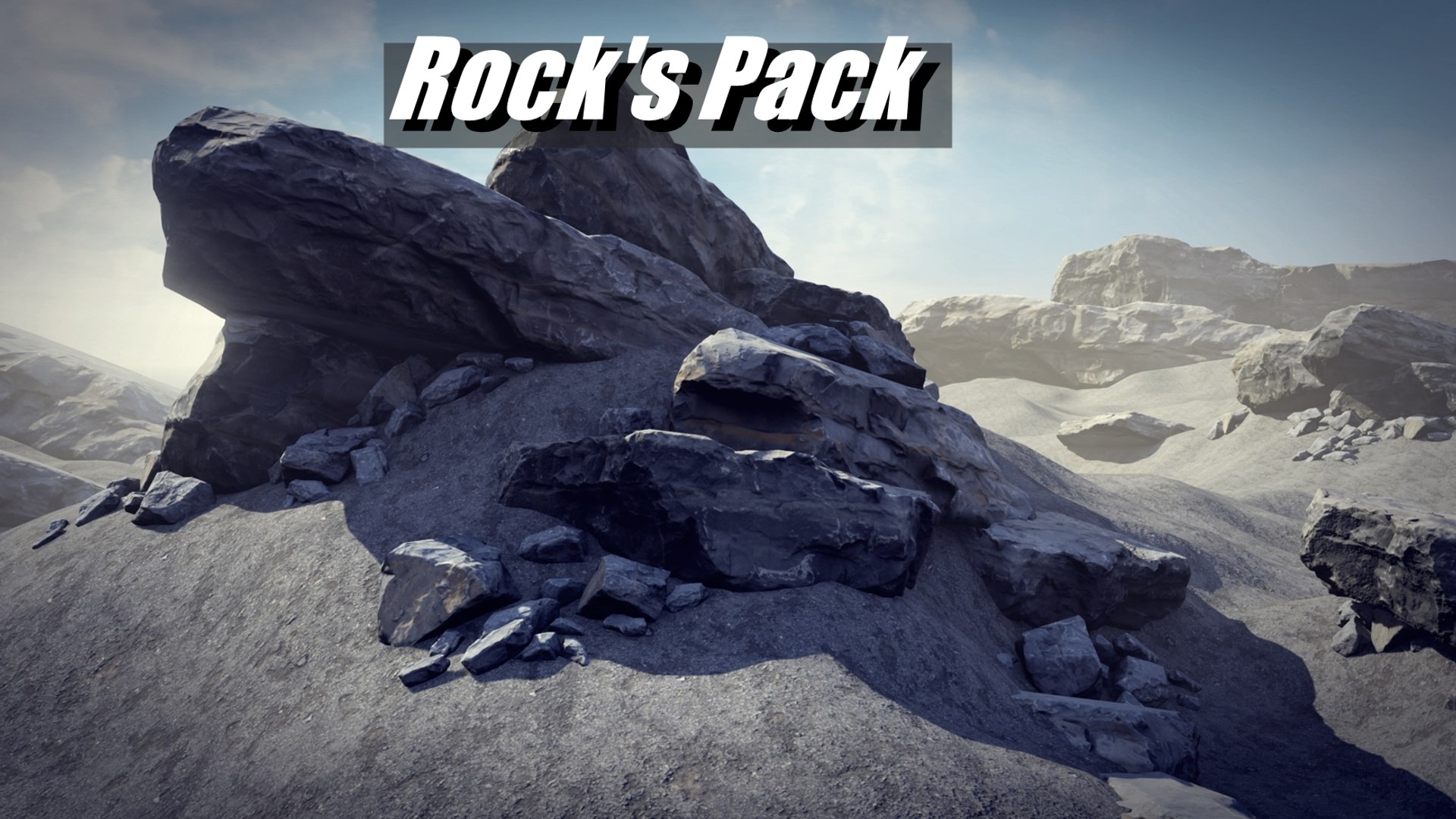 3D Rocks Pack - TurboSquid 1458161