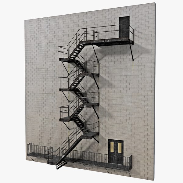 Fire Escape 3D Models for Download | TurboSquid