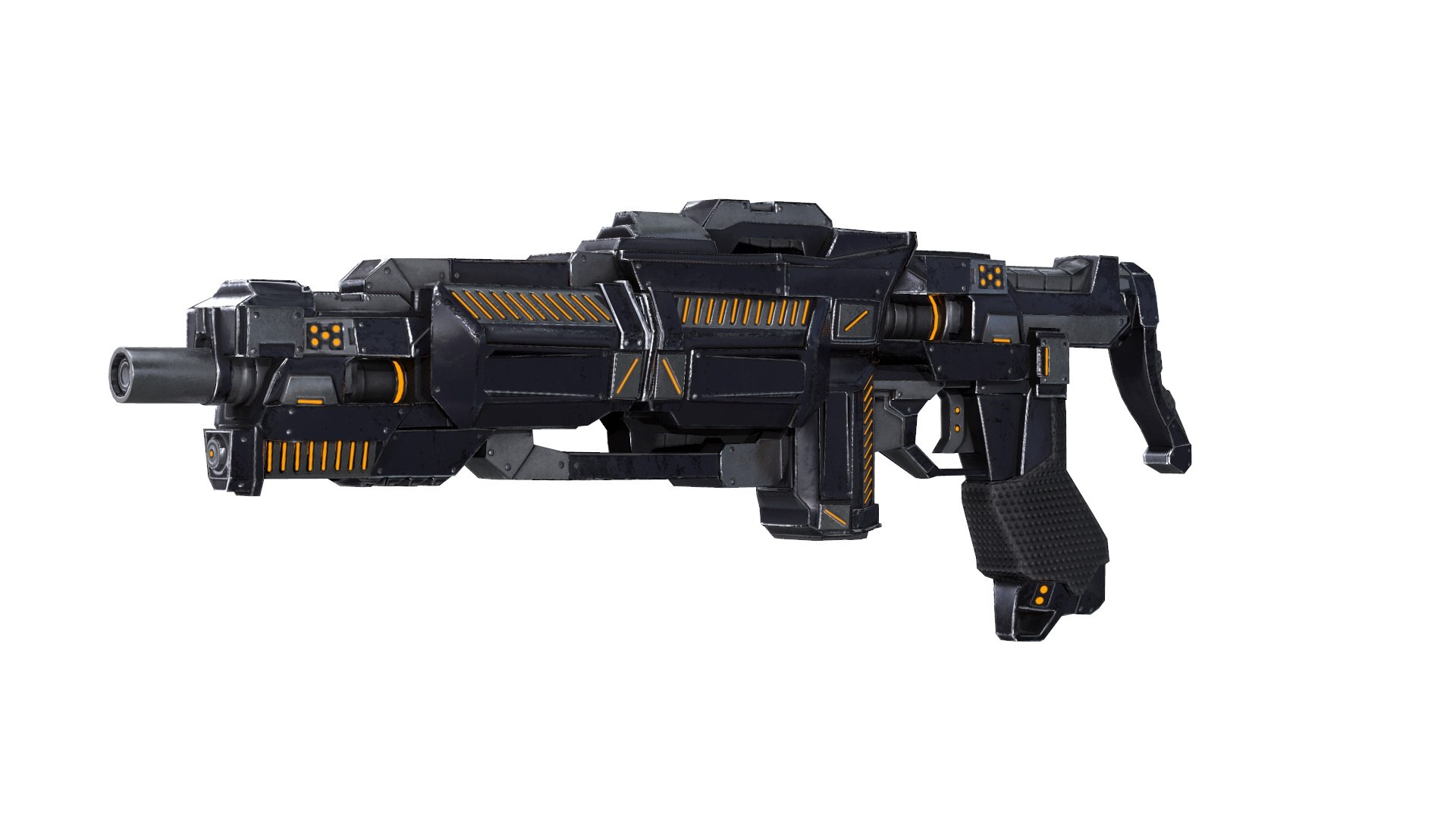 Rifle Submachine Gun Assault 3D Model - TurboSquid 1694985