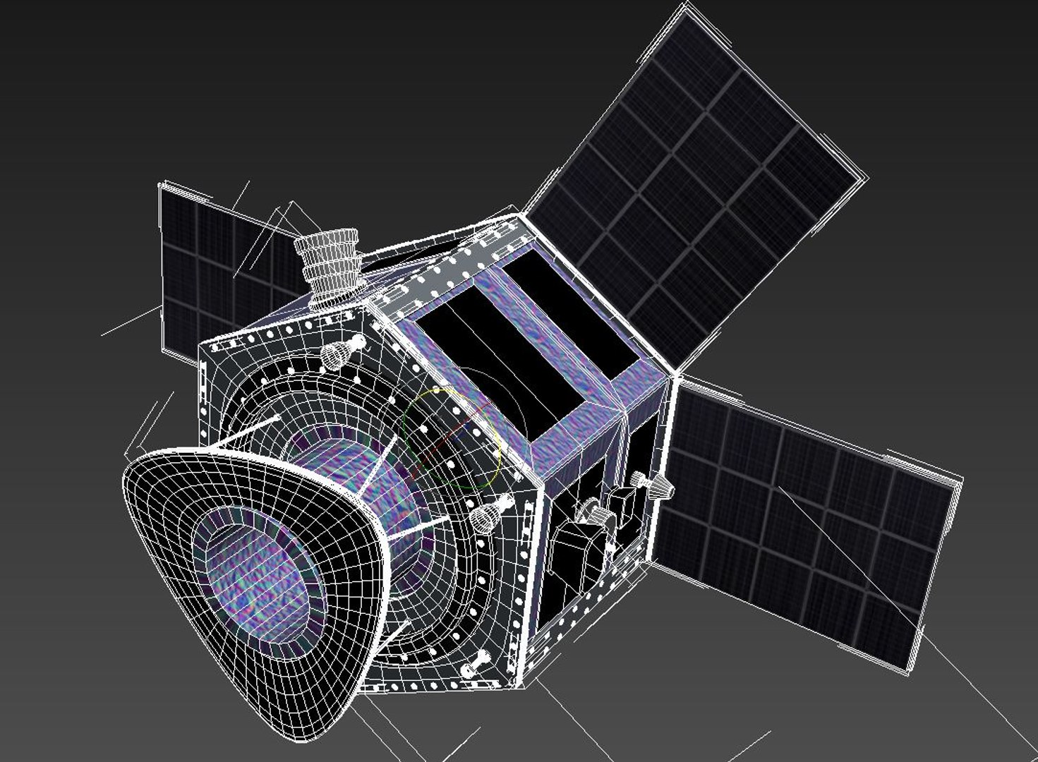 Dubaisat2 Satellite 3D Model TurboSquid 1354008