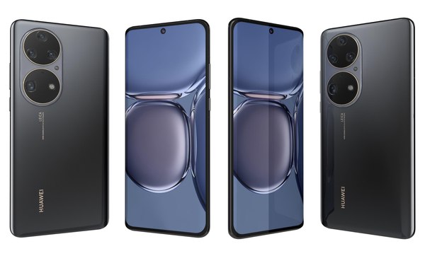 Huawei P50 Pro Golden Black 3D model