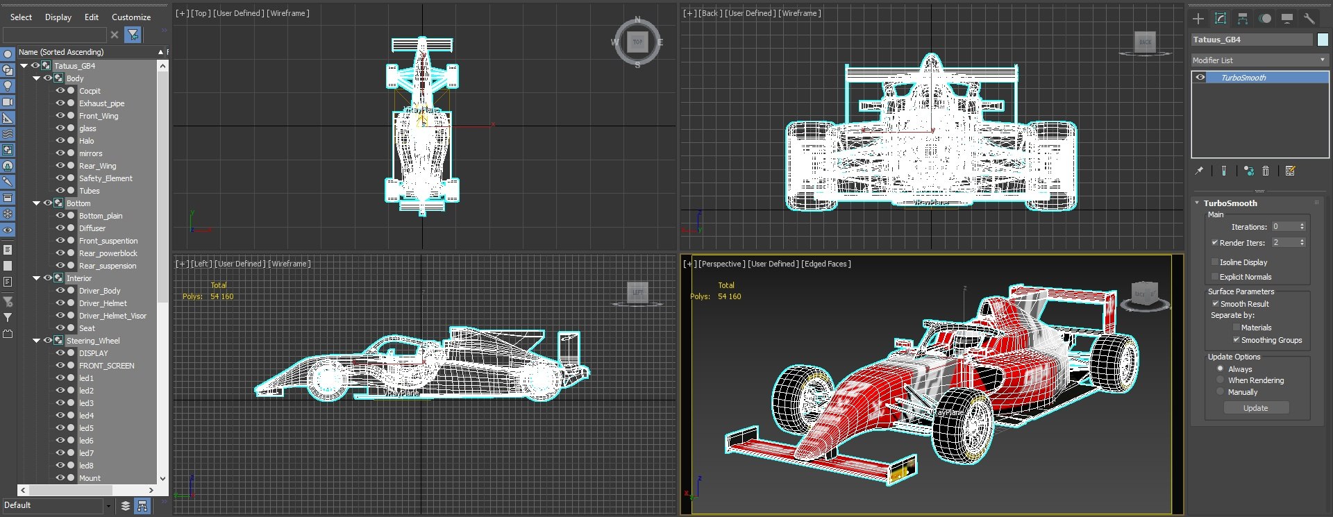 3d Tatuus F4 T014 Gb4 Season 2022 Turbosquid 1821164